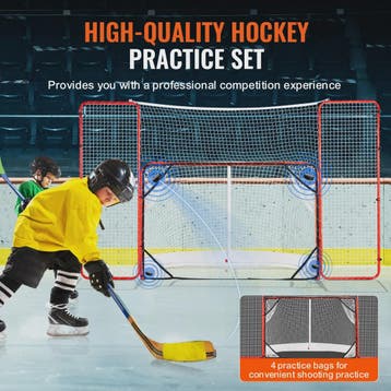 Professionele Hockey Goal 72" met Backstop Targets - Draagba, Verzenden, Nieuw