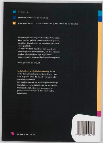 Installaties / Werktuigbouwkundig en gas / Jellema / 6B, Verzenden, Gelezen, J.H. Van Zanten
