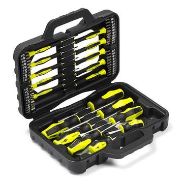 Precisie schroevendraaierset | Goobay Tools | 58-delig, Verzenden, Nieuw
