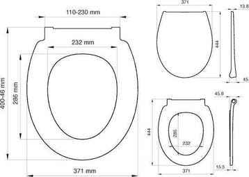 Tiger Pasadena - WC bril - Toiletbril met deksel- Softclose, Verzenden, Nieuw