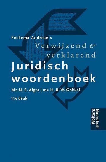 Verwijzend verklarend juridisch woordenbk - ALGRA, Verzenden, Gelezen, ALGRA