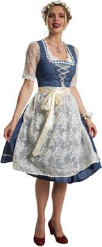 2dekans | Dressforfun Midi-Dirndl Kleinwalsertal model 2 XL, Ophalen of Verzenden, Zo goed als nieuw