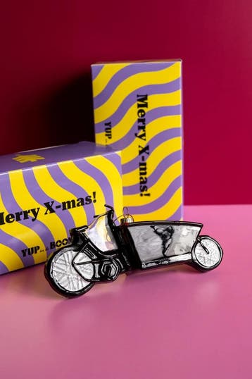 Yup in de boom Bakfiets Kerstornament, Ophalen of Verzenden, Nieuw