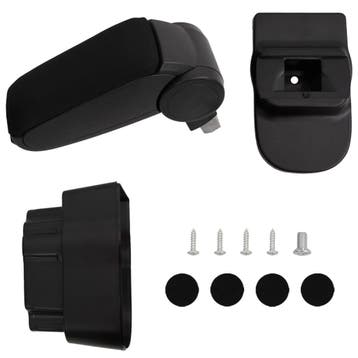 vidaXL Armsteun 12x37x(31-48) cm ABS zwart, Verzenden, Nieuw