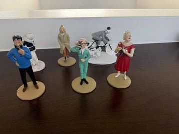 Kuifje - Reeks van zes figurines, Nieuw