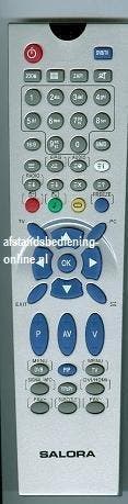 Afstandsbediening Salora tv dvd dvb combi, Ophalen of Verzenden, Nieuw, Origineel