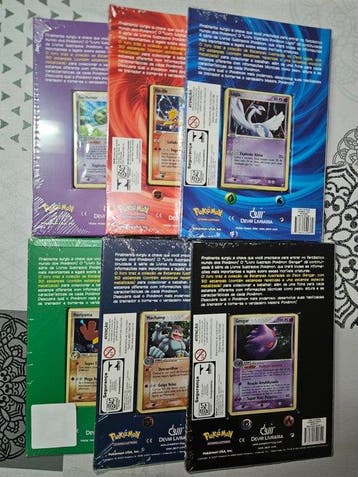 Pokémon - 6 Sealed box - EX - EX Legend Maker, EX Ruby and, Nieuw