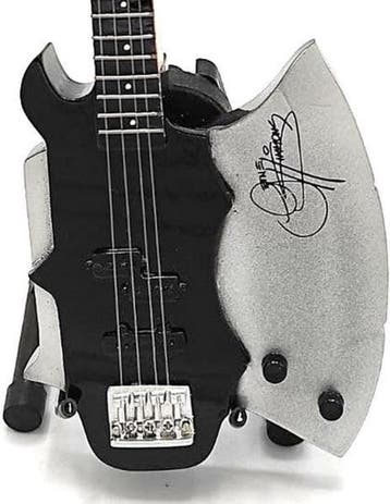 Miniatuur replica Axe Bass basgitaar - Gene Simmons - KISS, Verzenden, Nieuw, Pop, Beeldje of Miniatuur