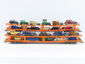 Roco H0 - 46461 - Modeltrein goederenwagon (2) - 2x 4-assige, Nieuw