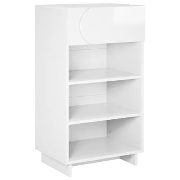 vidaXL Schoenenkast 48 x 38 x 87,5 cm Bewerkt hout Hoogglans, Verzenden, Nieuw