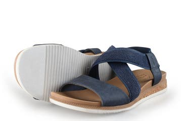 Skechers Sandalen in maat 39 Blauw, Kleding | Dames, Skechers, Sandalen of Muiltjes, Zo goed als nieuw, Verzenden