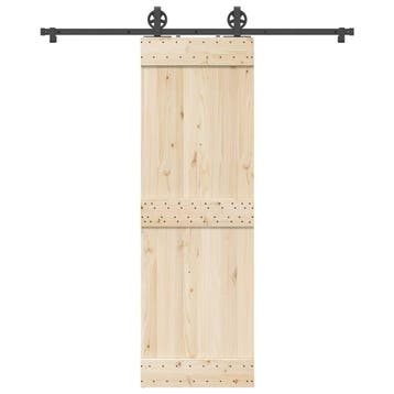 vidaXL Doos met onderdelen voor schuifdeur 183 cm staal, Verzenden, Nieuw