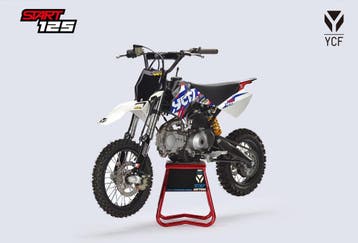 YCF START 125 BLAUW ROOD Minibike Pitbike Cross, Verzenden, Nieuw, YCF, Pitbike