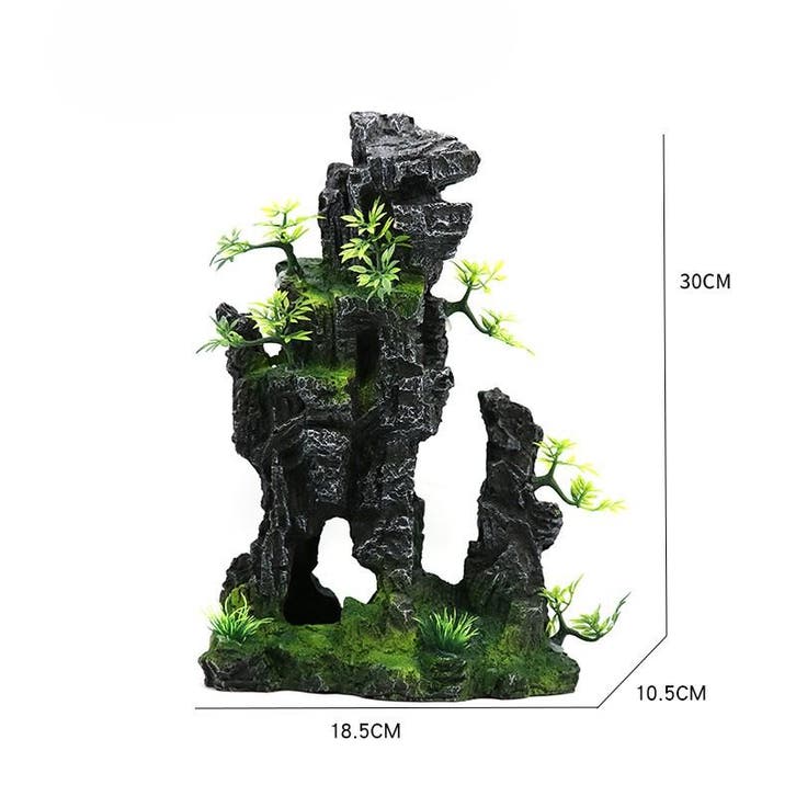 Steile rots 30 cm / Aquariumdecoratie  As-122 (Hardscaping), Dieren en Toebehoren, Vissen | Aquaria en Toebehoren, Gevuld zeewateraquarium