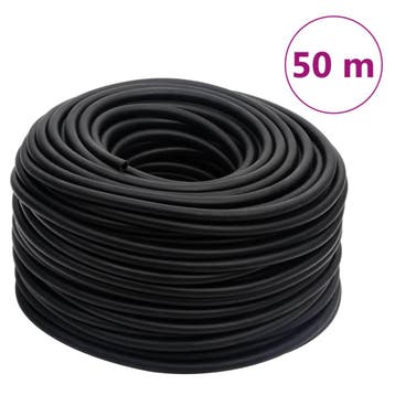 vidaXL Luchtslang hybride 0,6 50 m rubber en PVC zwart, Doe-het-zelf en Verbouw, Verzenden, Nieuw