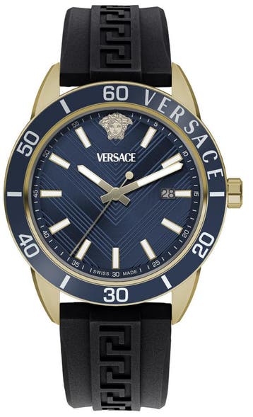 Versace VEYCA0224 Greca Urban herenhorloge  43 mm, Overige merken, Staal, Verzenden, Polshorloge