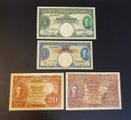 Malaya. - 4 banknotes - all George VI 1941