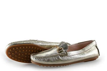 Stefano Lauran Loafers in maat 39 Goud, Overige kleuren, Verzenden, Overige typen, Zo goed als nieuw