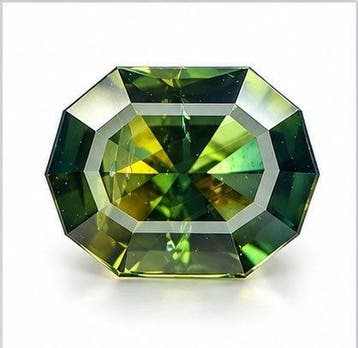 Zonder minimumprijs - 1 pcs Groen, Blauw Saffier - 2.11 ct -, Nieuw