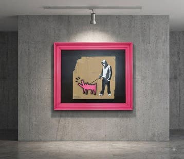 LURNC LXX - Dog Walk 2.0 - Banksy-Haring Style mit