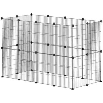 TRUUSK Vrijloopren voor Konijnen en Klein Dieren - Stalen Re, Verzenden, Nieuw