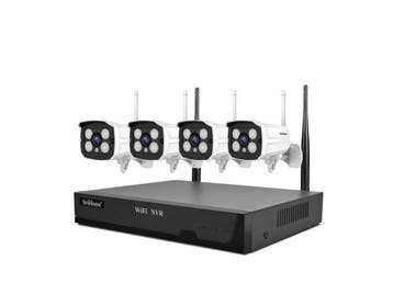 Veiling - Set van 4 cameras met NVR, Nieuw