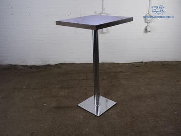 Design statafel Mayer notenhout, chroom frame, tweedehands, Zakelijke goederen, Kantoor en Winkelinrichting | Kantoormeubilair en Inrichting