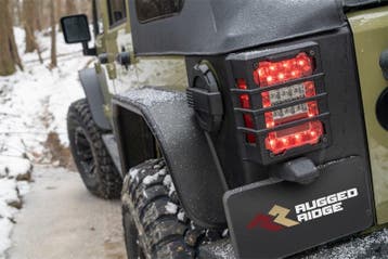 Rugged Ridge Rear Corner Kit Body Armor 4-Door 07-18 Jeep, Ophalen of Verzenden, Nieuw