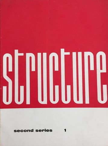 Structure - Magazine on Constructionist Art Second: series n, Boeken, Verzenden, Nieuw