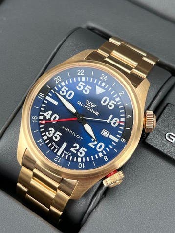 Glycine - Airpilot GMT Date - GL0350 - Heren - 2020+, Sieraden, Tassen en Uiterlijk, Horloges | Heren, Nieuw