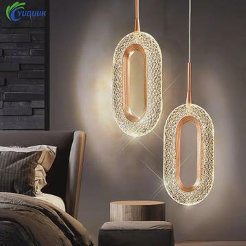 Moderne Kristallen LED Hanglamp - Stijlvolle Verlichting voo, Huis en Inrichting, Lampen | Hanglampen, Verzenden, Nieuw