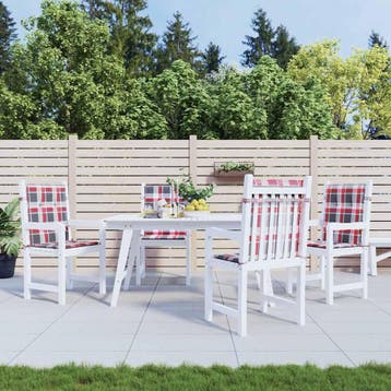 vidaXL Tuinstoelkussens 4 st 100x50x3 cm oxford stof, Verzenden, Nieuw, Meerkleurig
