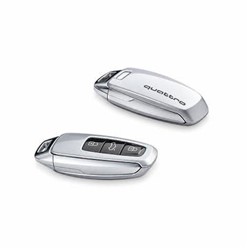 Originele Audi sleutelhoes - floretzilver, Ophalen of Verzenden, Nieuw