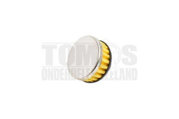Powerfilter luchtfilter 28mm / 35mm geel / chroom Dellort..., Ophalen of Verzenden, Nieuw, DMP