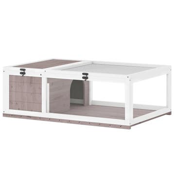 Houten Schildpaddenverblijf Met Hoofdhuizen, Openklapbare Bo, Verzenden, Nieuw