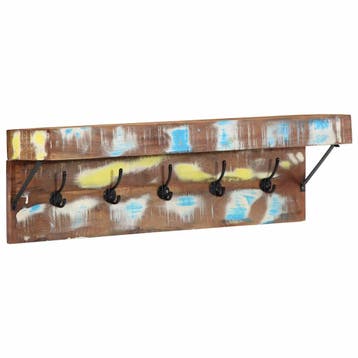 vidaXL Kapstok Meerkleurig 73 x 19 x 23 cm Massief, Verzenden, Nieuw