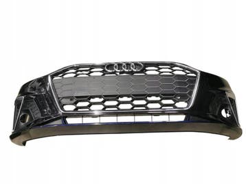 Voorbumper Audi A4 B9 8W S-line met grille en luchtinlaten, Verzenden, Gebruikt