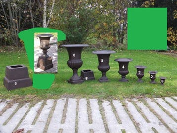 Gietijzeren vazen - Bloempot - Vaas - Tuinvazen - Tuinvaas, Tuin en Terras, Tuinvazen, Ophalen, Nieuw