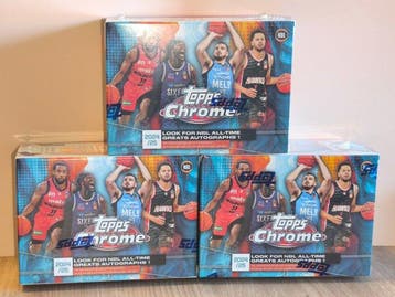 2024/25 Topps Chrome NBL Basketball – 3 x Blaster Box (8, Nieuw