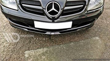 Front Splitter MERCEDES SLK R171 STANDAARD BUMPER, Verzenden