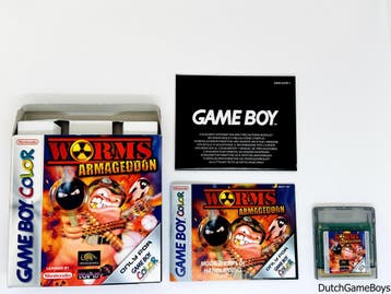 Gameboy Color - Worms Armageddon - FAH, Spelcomputers en Games, Verzenden, Gebruikt