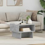Salontafel Beton Grijs 48 x 46 x 35 cm Bewerkt hout, Verzenden, Nieuw