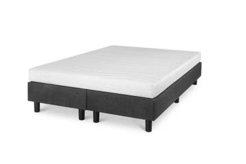 Boxspring Student Basic Antraciet - 120x200 cm, Verzenden, Nieuw, Modern