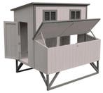 Kippenhok Cosmo Cottage – Houten kippenhok met legnest, Dieren en Toebehoren, Pluimvee | Toebehoren, Verzenden, Nieuw, Kippenhok of Kippenren