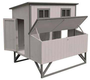 Kippenhok Flamingo Cosmo Cottage – Houten Kippenhok met N., Dieren en Toebehoren, Verzenden, Nieuw, Kippenhok of Kippenren