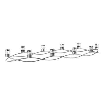 Kandelaar | RVS | 0.35KG | 10 kaarsen | 120cm, Verzenden