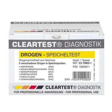 Cleartest Drugs Speekseltest Eco - 1 stuk, Verzenden, Nieuw