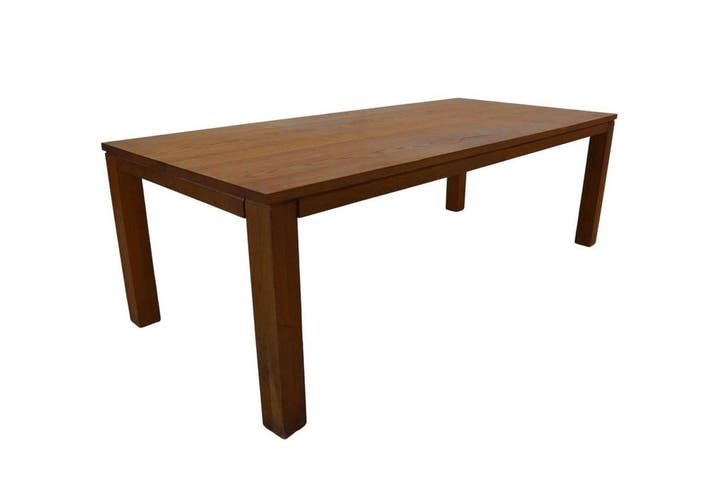 Grote eiken eettafel, Goossens, Huis en Inrichting, Tafels | Eettafels, Ophalen of Verzenden