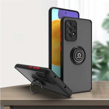 Samsung Galaxy A50 Hoesje met Ring Kickstand en Magneet -, Verzenden, Nieuw