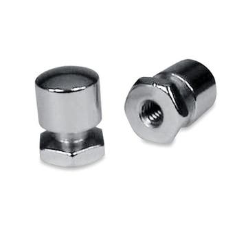 Mustang Solo Mounting Nuts (Pair) - Chrome, Ophalen of Verzenden, Nieuw